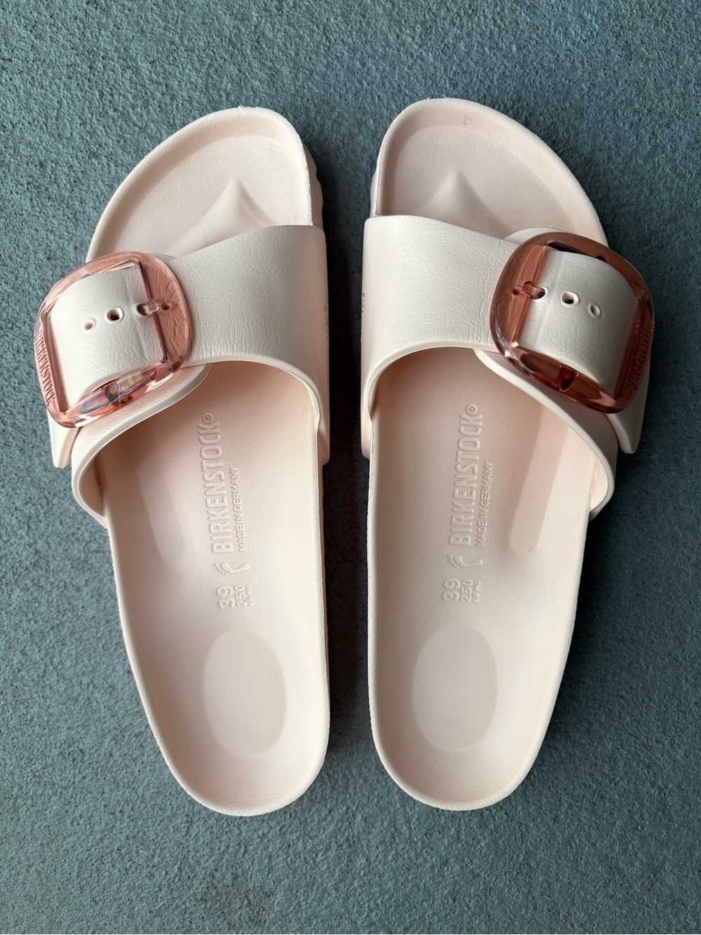 Birkenstock Madrid EVA Big Buckle Sandals• Light Rose Pink•39 narrow🔥free people